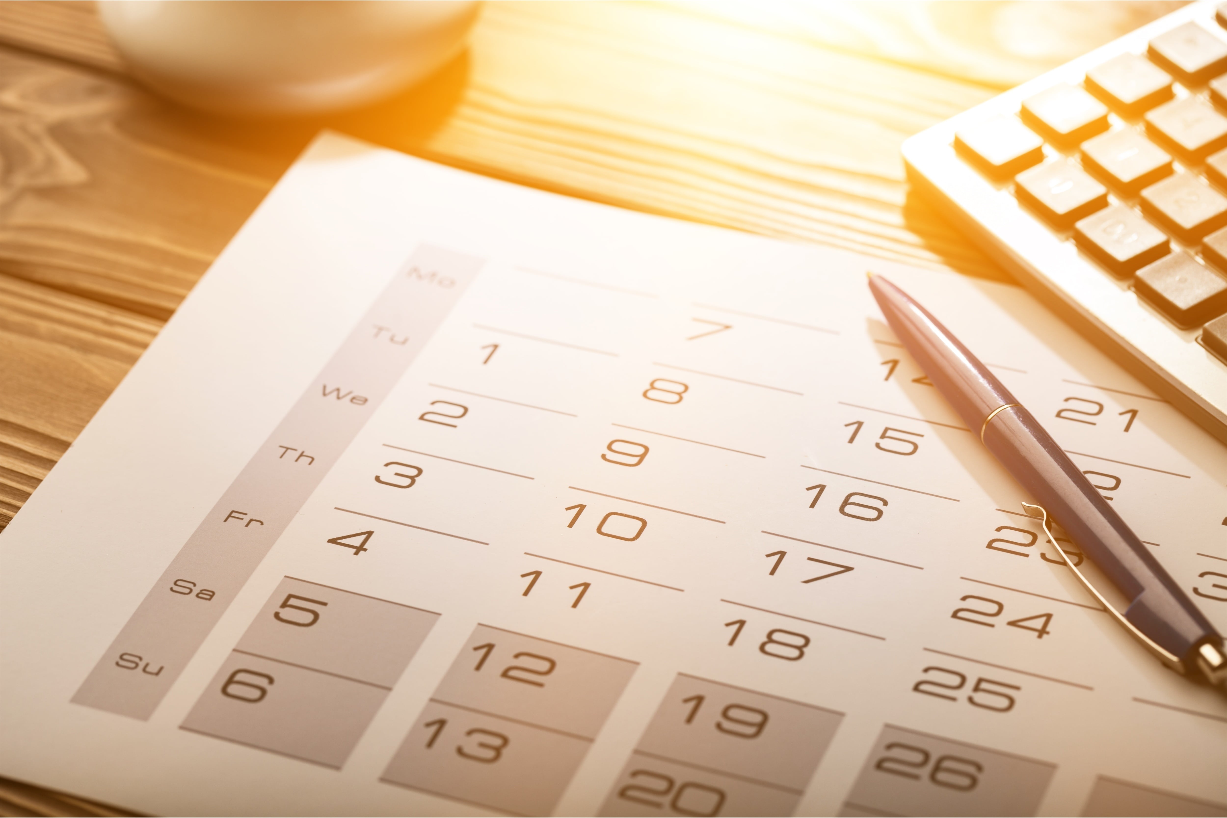 Calendário fiscal: confira as datas importantes para contabilidade