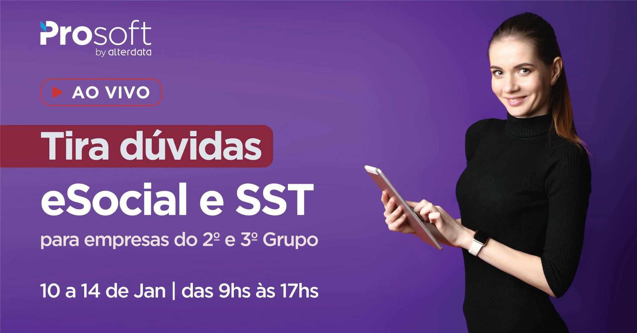 linkedin Tira dúvidas eSocial e SST para empresas do 2º e 3º grupo