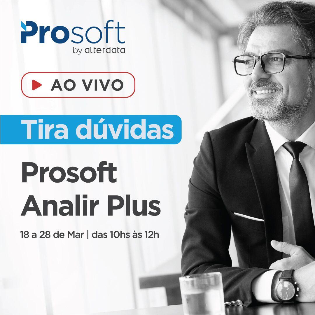 facebook 3 1 1 Tira dúvidas Prosoft Analir Plus